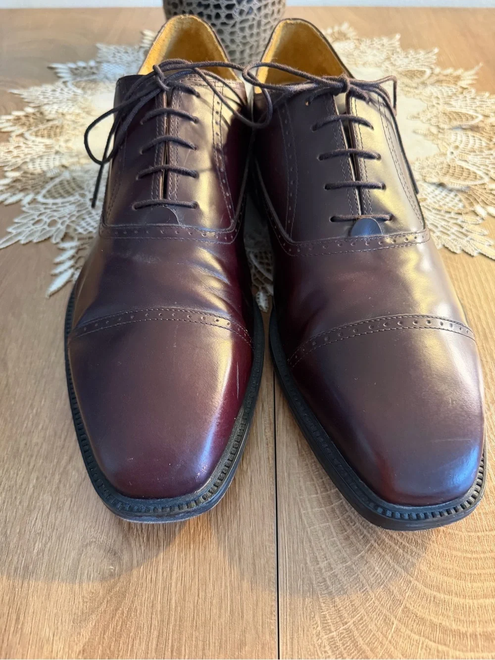Men’s Rockport Dress Shoes Oxfords Leather and Rubber Outsoles 12 M EUC